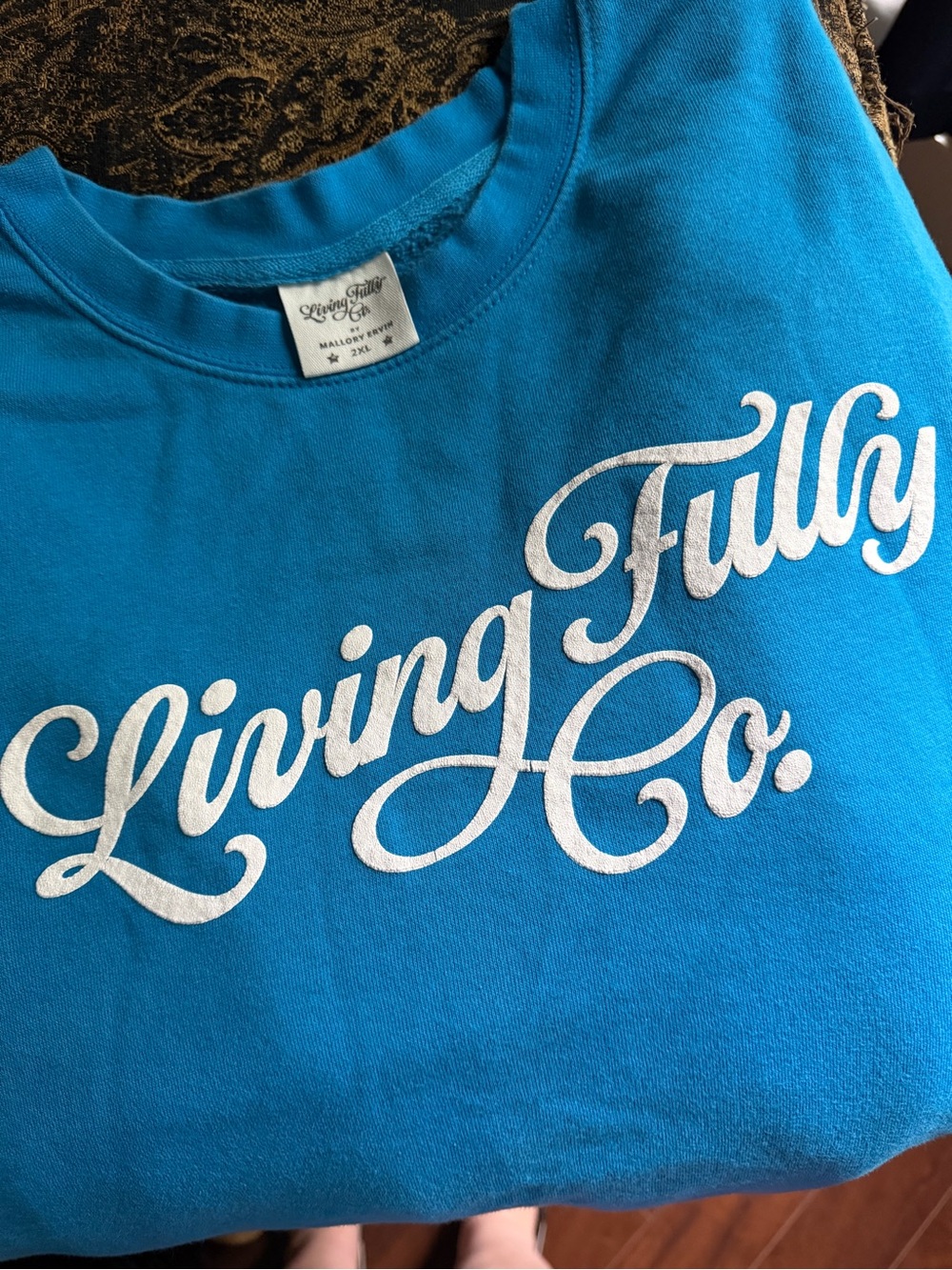 Mallory Ervin Living Fully Co sweatshirt
